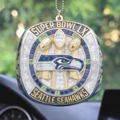 Seattle Seahawks 2025 Super Bowl LX Champions Ornament 5
