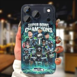 Seattle Seahawks 2025 Super Bowl LX Champions Phone Case