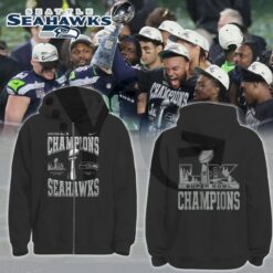 Seattle Seahawks Made us all proud Super Bowl lX Champions Merchandise 3