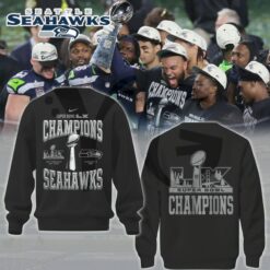 Seattle Seahawks Made us all proud Super Bowl lX Champions Merchandise 4