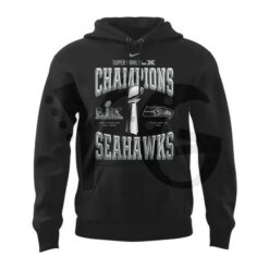 Seattle Seahawks Super Bowl LX Champions Hoodie