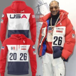 Snoop Dogg x Team USA 2026 Olympic Milano Cortina Special Edition Hoodie