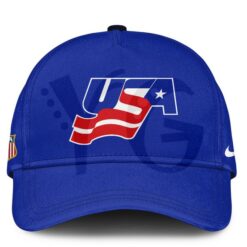 USA 2026 Olympic Milano Cortina Mens Team Championship Blue Hockey Jersey 3