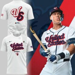 USA Baseball Team 2026 World Baseball Classic Uniform T-Shirt