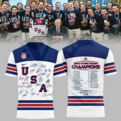 USA Men’s Ice Hockey Team Olympic 2026 Champions Shirt Collection