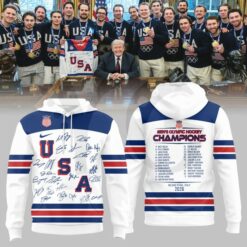 USA Men’s Ice Hockey Team Olympic 2026 Champions Shirt Collection