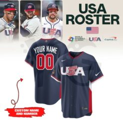 USA Team 2026 World Baseball Classic Limited Edition Personalized Baseball Jersey