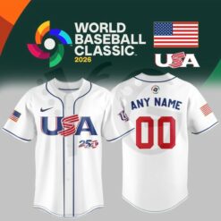 USA Team x America250 2026 World Baseball Classic Baseball Jersey