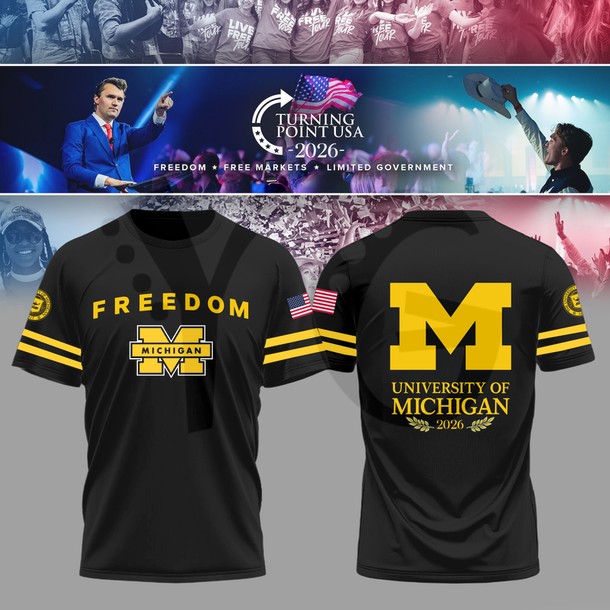 University of Michigan TPUSA 2026 Limited Edition Shirt Collection University of Michigan TPUSA 2026 Limited Edition Shirt Collection