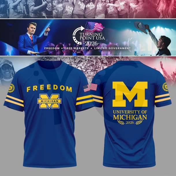 University of Michigan TPUSA 2026 Limited Edition Shirt Collection University of Michigan TPUSA 2026 Limited Edition Shirt Collection