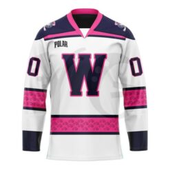 Worcester Railers 2026 Pink in the Rink Hockey Jersey