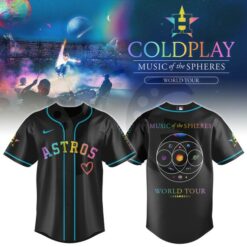 Astros x Coldplay Music of the Spheres World Tour 2026 Baseball Jersey