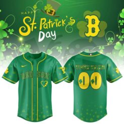 Boston Red Sox x St. Patrick’s Day Limited Edition Baseball Jersey