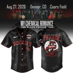 Colorado Rockies x My Chemical Romance The Black Parade Baseball Jersey