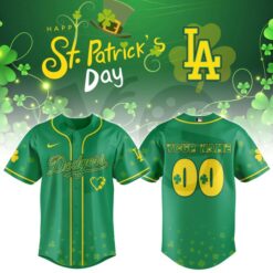 Dodgers x St. Patrick’s Day Limited Edition Baseball Jersey