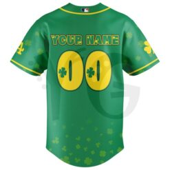 Dodgers x St Patricks Day Limited Edition Baseball Jersey 3