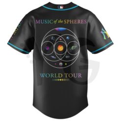 NY Yanknees x Coldplay Music of the Spheres World Tour 2026 Baseball Jersey 3