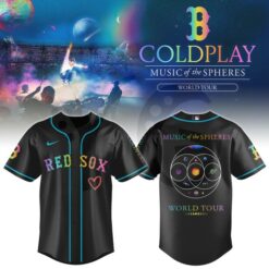 Red Sox x Coldplay Music of the Spheres World Tour 2026 Baseball Jersey